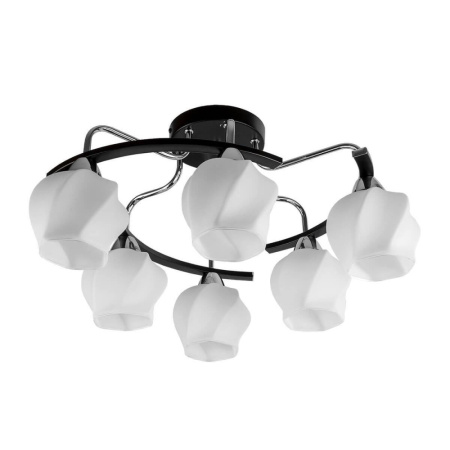 TL2750X-06WC Люстра потолочная MILANA TL2750X-06WC Toplight, венге, хром, E27, 6x40W