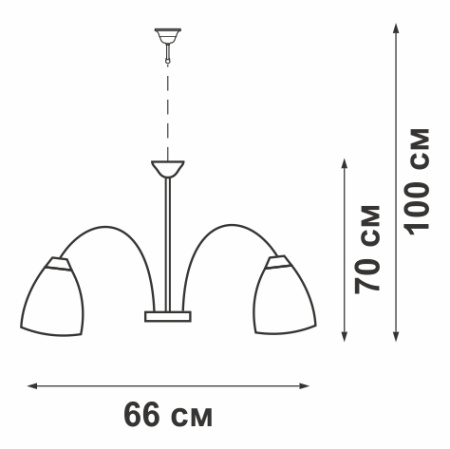 V1708-0/5 Люстра V1708-0/5, 5хЕ14 макс. 60Вт