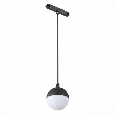 ST358.443.07 Магнитный трековый светильник подвесной Черный LED 1*7W 4000K 520Lm Ra>80 120° IP20 D90