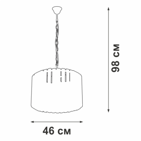 Люстра V5241-9/6, 6хЕ14 макс. 60Вт