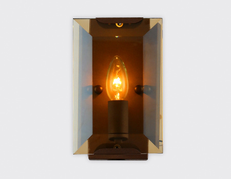 TR5158 Настенный светильник TR5158 CF/TI кофе/янтарь E14/1 max 40W 210*130*100