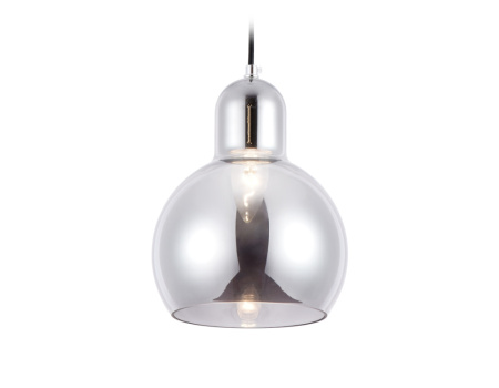 TR3516 Подвесной светильник TR3516 CH/SM хром/дымчатый E27 max 40W D180*1200