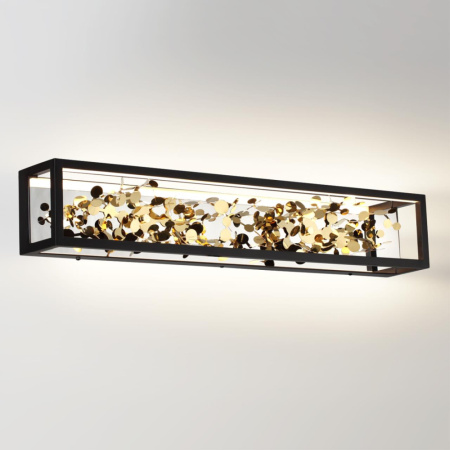5065/23WL L-VISION ODL24 393 черный/золото/металл/металл Настенный светильник LED 1*23W 4000K BILD