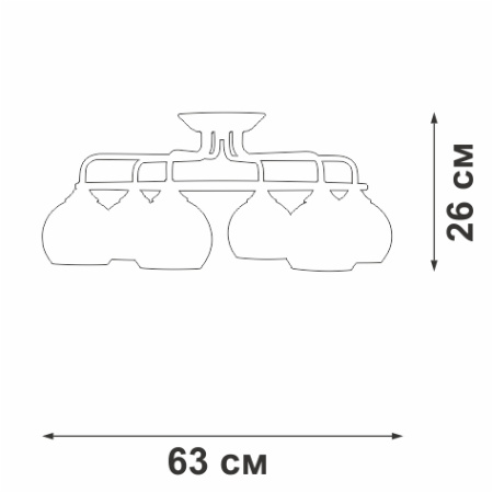 V43080-03/6PL Люстра