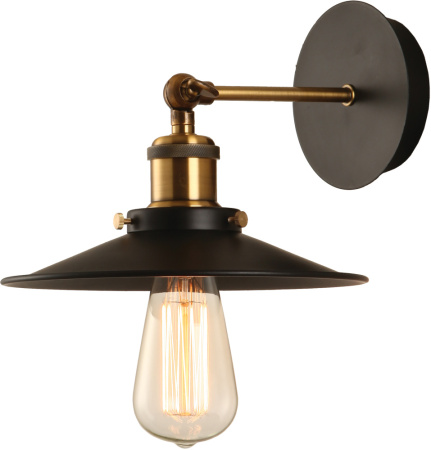 LSP-9100 Бра, LOFT, черный + бронза, E27 1*60W