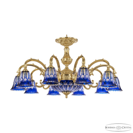 Светильник 72209P/10/250 G P2 D Clear-Blue/H-1I, 14х40 w, 93х50 см