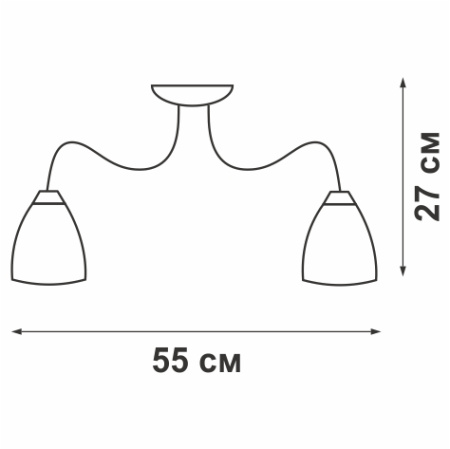V3498-0/5PL Люстра V3498-0/5PL, 5хЕ27 макс. 60Вт