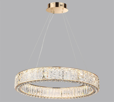 5071/100L HALL ODL24 493 золото/прозрачный/металл/хрусталь/стекло Люстра LED 100W 3700K VERSION