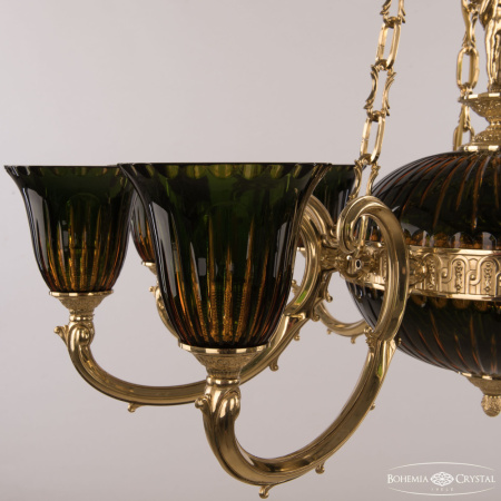 Светильник 72009P/9/250 G P2 U Amber-Green/H-1K Y8 FA10B, 17х40 w, 92х90 см