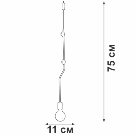 V4398-1/1A Светильник настенный V4398-1/1A, 1хЕ27 макс. 60Вт