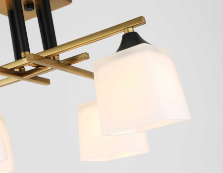 TR303042 Светильник подвесной TR303042/4 CP медь E27/4 max 60W 420*420*260