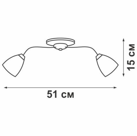 V3663/5PL Люстра V3663/5PL, 5хЕ14 макс. 60Вт