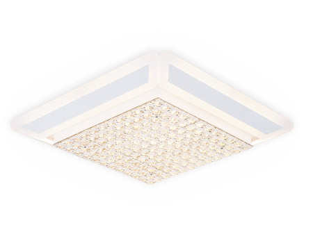 FA141 Потолочный светодиодный светильник с пультом FA141 WH белый 210W 630*630*110 (ПДУ РАДИО 2.4)