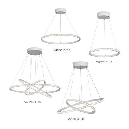 V4628-0/1S Светодиодный светильник V4628-0/1S, LED 40Вт, 3500-4000K