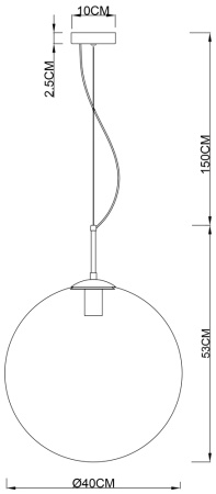 Светильник Arte Lamp VOLARE A1564SP-1PB