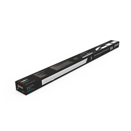 130511305 Светильник GAUSS LED TL линейный матовый 5W 6500K 311х25х36, 440лм 1/25