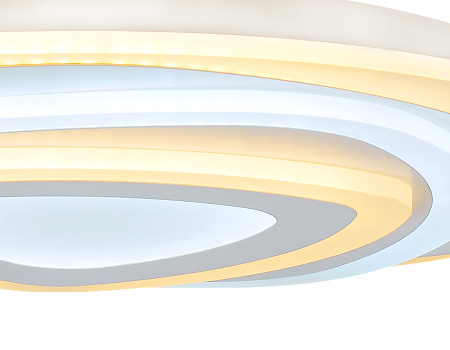 FA804 Потолочный светодиодный светильник с пультом FA804 WH белый 140W 500*500*60 (ПДУ РАДИО 2.4)