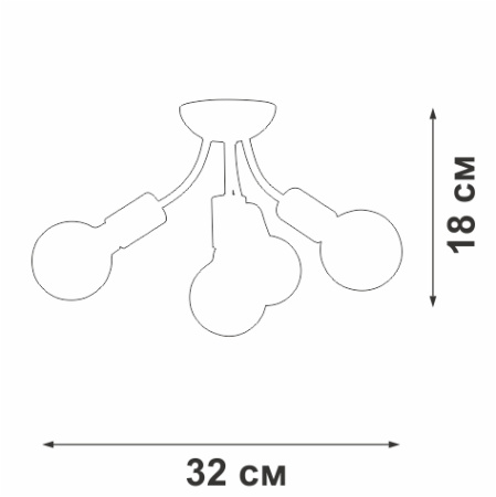 V3927-1/4PL Люстра