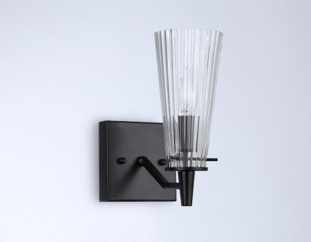 TR3239 Настенный светильник со сменной лампой TR3239 BK черный E14 max 40W 250*120*210