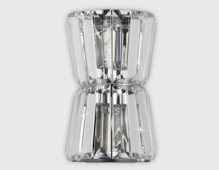 TR5217 Настенный светильник TR5217/2 СН/CL хром/прозрачный E14/2 max 40W 245*150*110