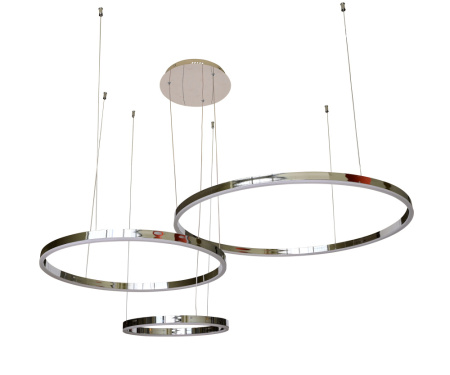 08223,02PA(4000K) Подвес Тор хром w133.5*95(d80+60+40) h150 Led 110W (4000k)