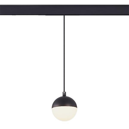 ST358.443.07 Магнитный трековый светильник подвесной Черный LED 1*7W 4000K 520Lm Ra>80 120° IP20 D90