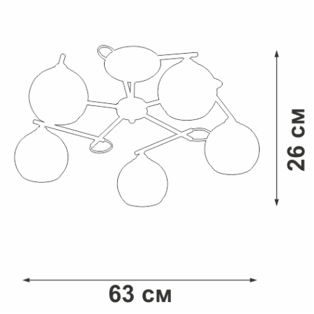 V4901-7/5PL Люстра