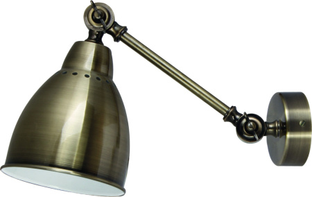 A2054AP-1AB СВЕТИЛЬНИК НАСТЕННЫЙ  Античная бронза / H23xW15xL40 / 1x60W,1xE27