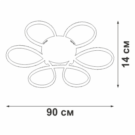 V4630-0/6PL Светодиодный светильник V4630-0/6PL, LED 110Вт, 3500-4000K