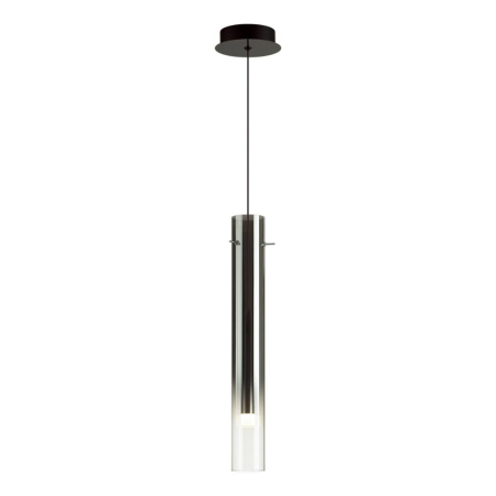 5061/5L PENDANT ODL24 317 черный/темн.хром/металл/стекло Подвес LED 4W 3000K SHINY