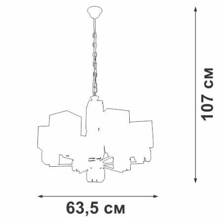 V1856-1/6 Люстра