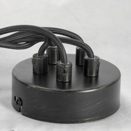 LSP-8256 Светильник подвесной Черный E27 5*40W