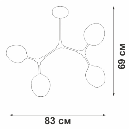 V4598-1/4PL Люстра