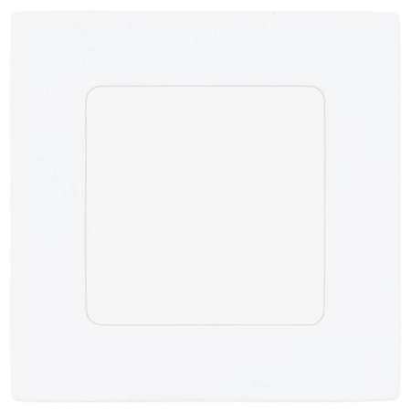 64606 Светодиод. встраив. светильник FUEVA 1 PRO, 5,5W(LED), 120X120, ET40, 3000K, сталь/белый, плас