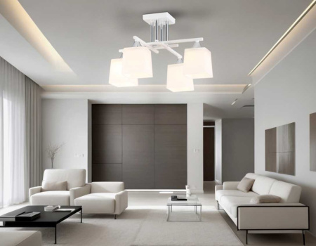 TR303041 Светильник подвесной TR303041/4 WH белый E27/4 max 60W 420*420*260