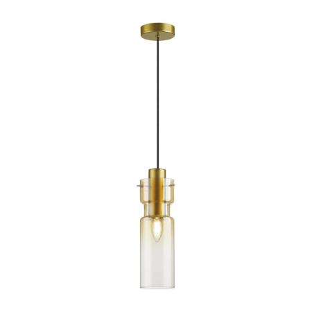 5057/1A PENDANT ODL24 323 золотой/янтарный/металл/стекло Подвес E27 1*40W SCROW