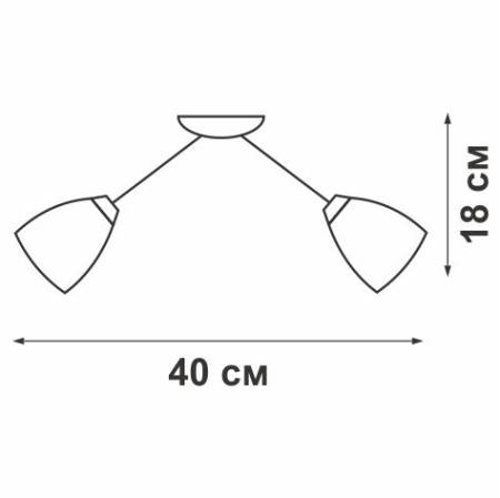 V3576/4PL Люстра V3576/4PL,  4xE14 макс. 60Вт, плафон ПП