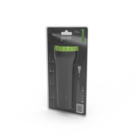 GF101 Фонарь ручной Gauss модель GFL101 1W 50lm lead acid 250mAh LED 1/10/120
