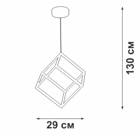 V4619-0/1S Светодиодный светильник, LED 32Вт, 3900-4200K