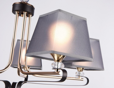 TR4616 Светильник подвесной TR4616/5 CF/FGD кофе/золото E27/5 max 40W D640*800