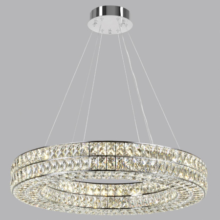 4927/85L L-VISION ODL24 479 хром/металл/хрусталь Люстра LED 85W 4000K 5074Лм PANTA
