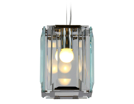TR5107 Подвесной светильник TR5107 CH/CL хром/прозрачный E27/1 max 40W 150*150*1200