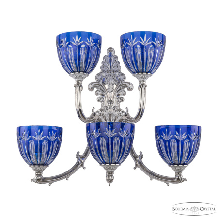 Светильник 7211B15/3+2/210 NW P1 U Clear-Blue/H-1Ii, 5x40 w, 56х33х45 см