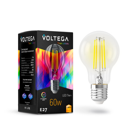 7154 VG10-A60E27warm7W-FHR ЛОН Е27 2800К 7W CRI97