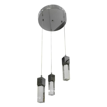 6110-3A,LED Подвесной светильник АКВА хром d40 h130 PowerLed 15W (4000K)
