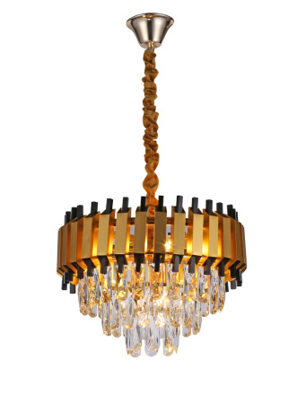 26021/5+2 BLACK+GOLD (1) Люстра (RL)