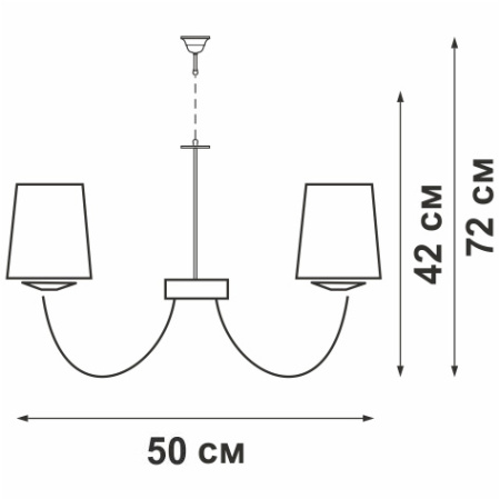 V3399-1/5 Люстра V3399-1/5, 5хЕ14 макс. 60Вт