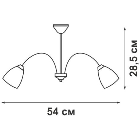 V3609/5 Люстра V3609/5, 5xE14 макс. 60Вт