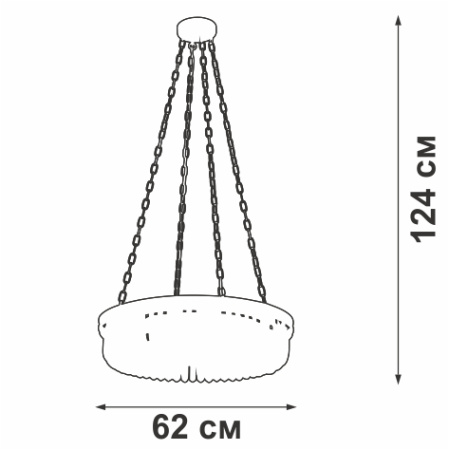 V5297-1/8 Люстра