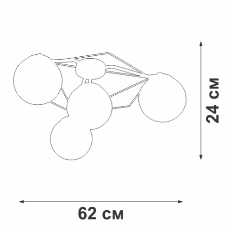 V4722-1/4PL Люстра